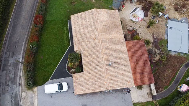 Nettoyage toiture maison apres 1